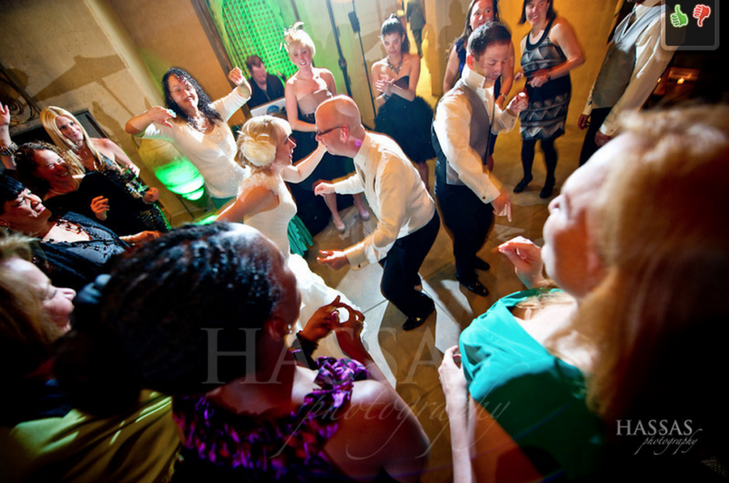 Guests Dancing at a Wedding